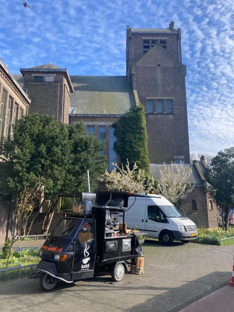 Kaldi mobiel klaar op locatie